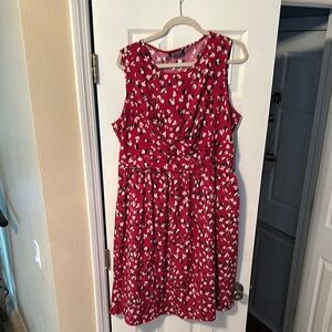 BloomChic Red Floral Dress